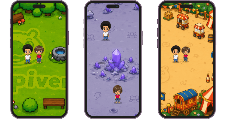 Chat rooms on a mobile device
